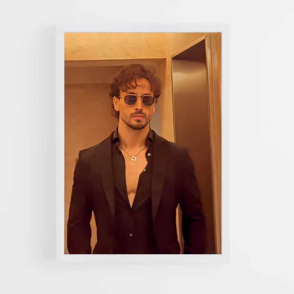ap-tiger shroff-1 cadre Blanc