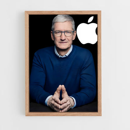 ap-tim cook-1 cadre Bois clair