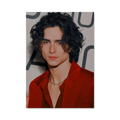 Poster Timothée en Rouge
