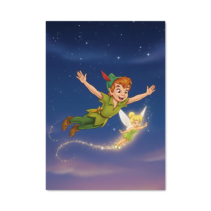 Poster Tinkerbell en Vol