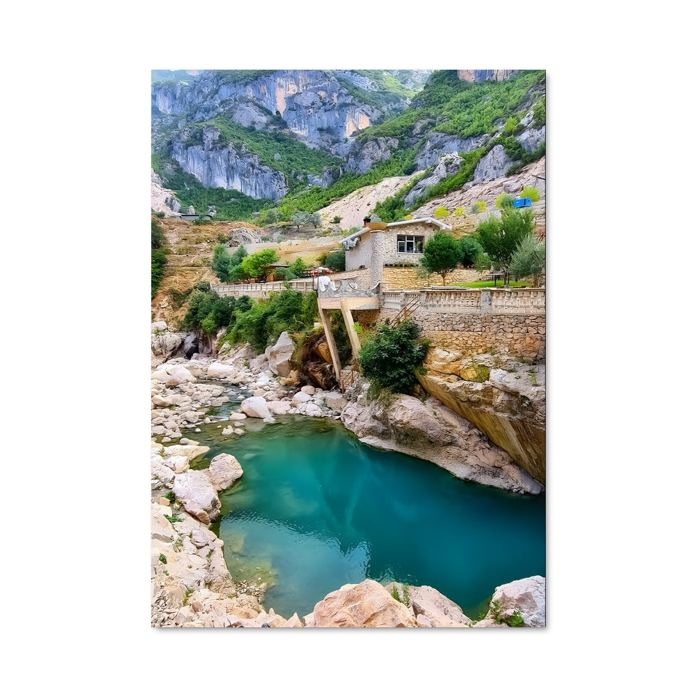 Poster Pont de la Rivière