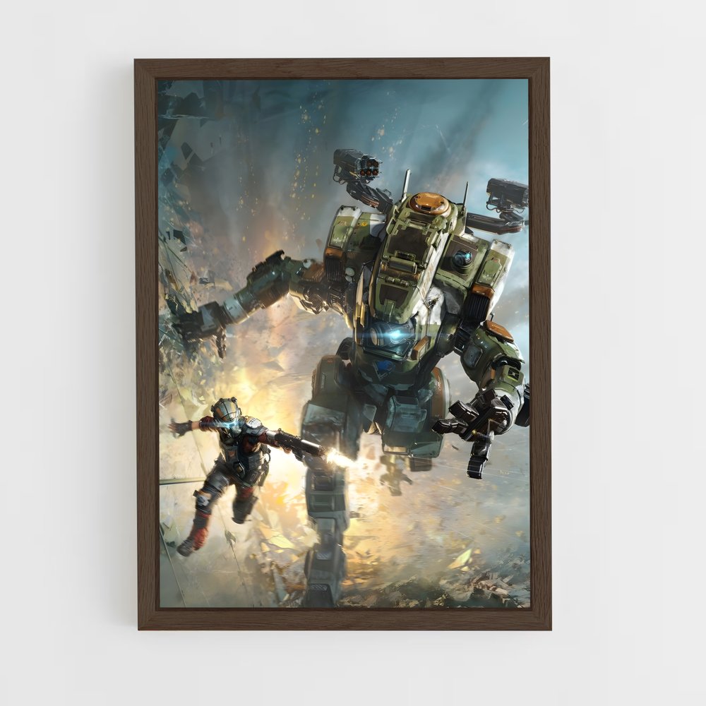 ap-titanfall-3 cadre Bois foncé