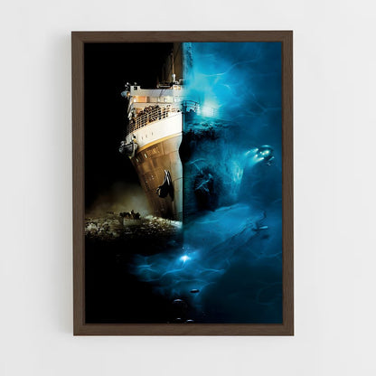 ap-titanic-4 cadre Bois foncé