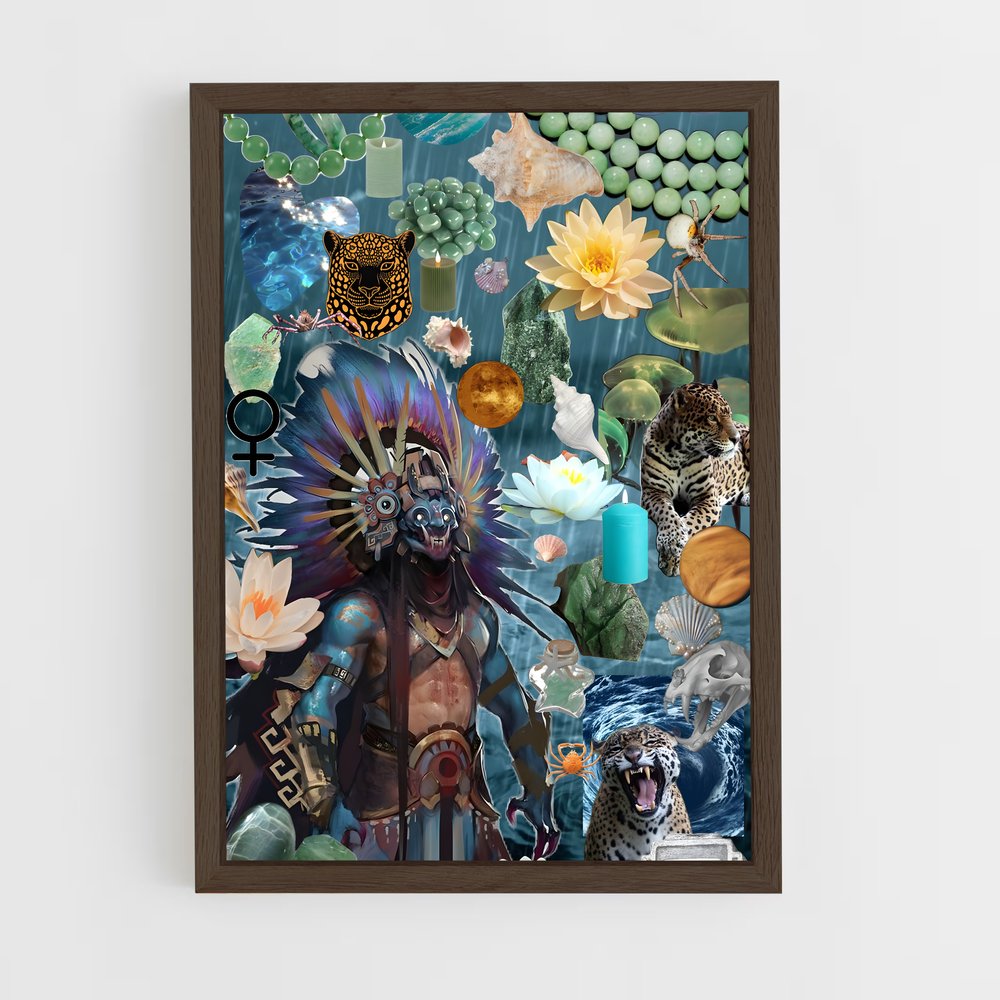 ap-tlaloc-4 cadre Bois foncé