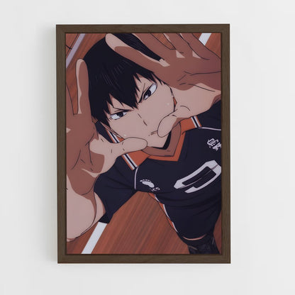 ap-tobio kageyama-1 cadre Bois foncé