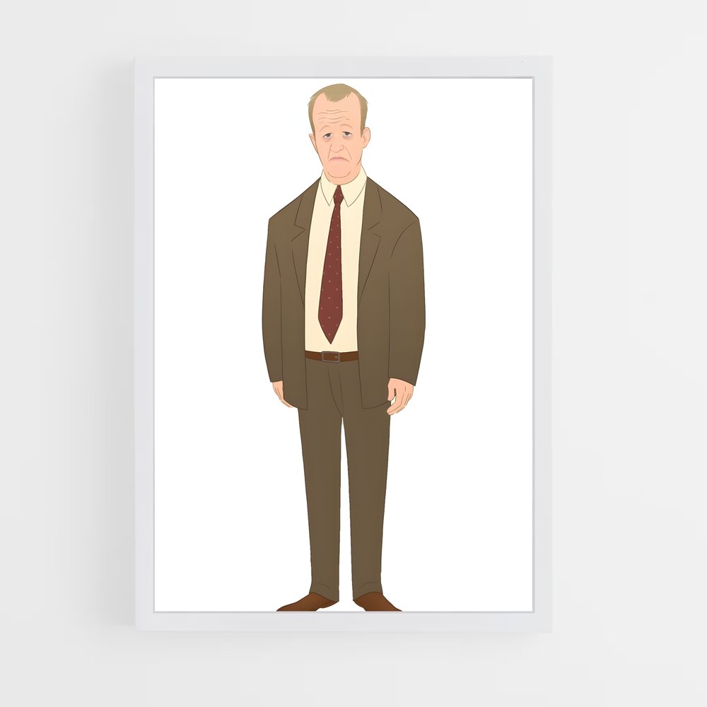 ap-toby flenderson-1 cadre Blanc