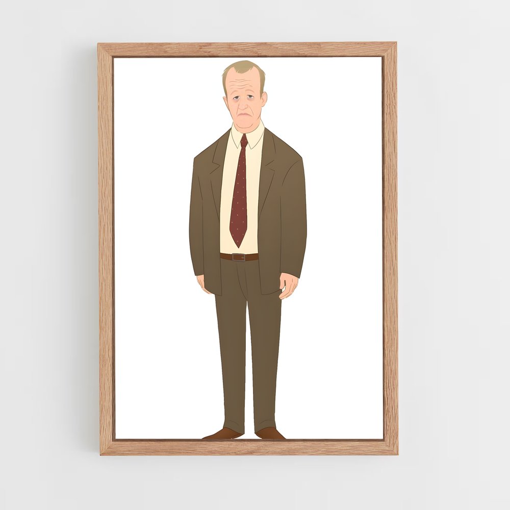 ap-toby flenderson-1 cadre Bois clair