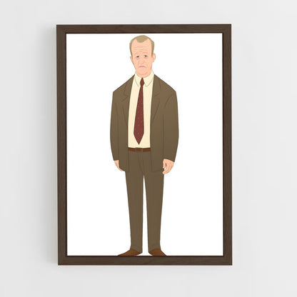 ap-toby flenderson-1 cadre Bois foncé