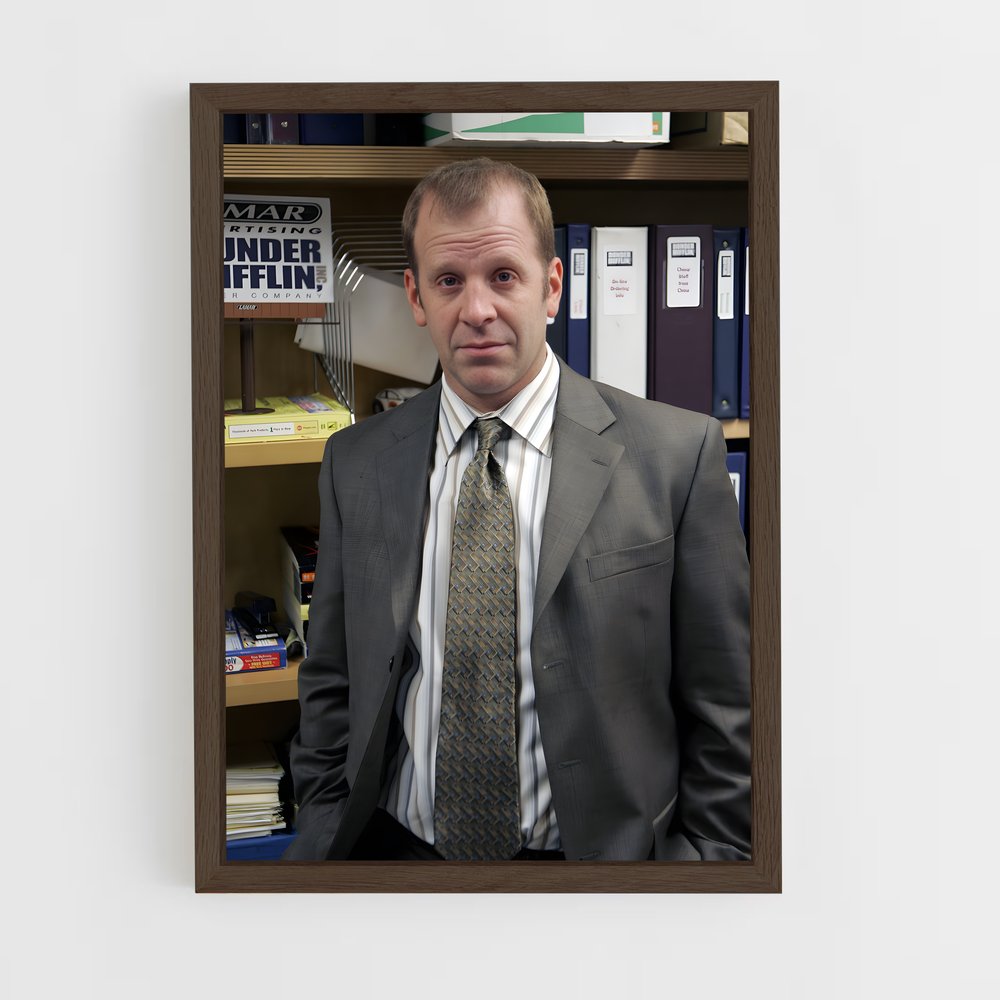 ap-toby flenderson-2 cadre Bois foncé