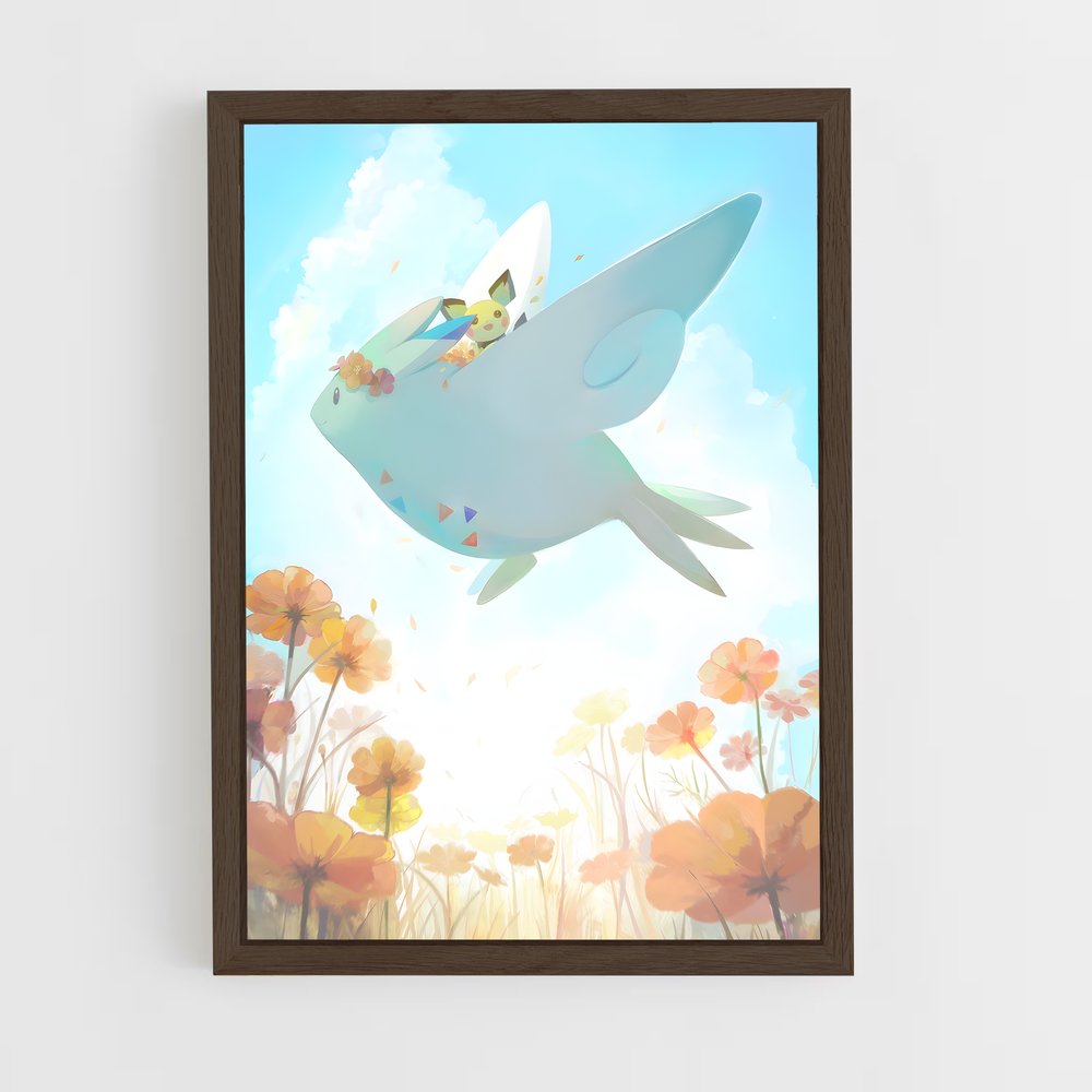 ap-togekiss-1 cadre Bois foncé