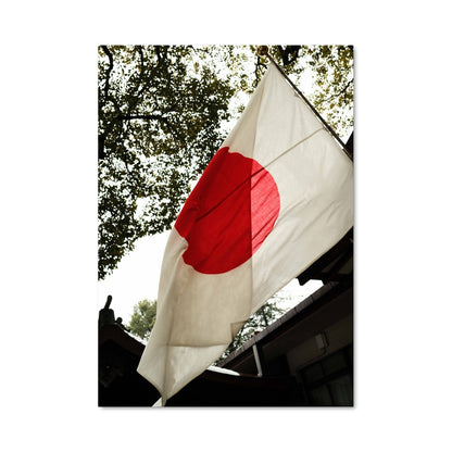 Poster Drapeau du Soleil Levant