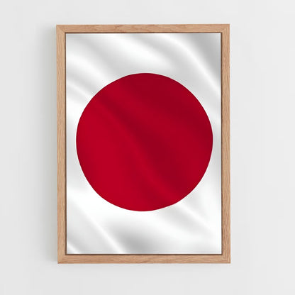 ap-tokyo flag-4 cadre Bois clair
