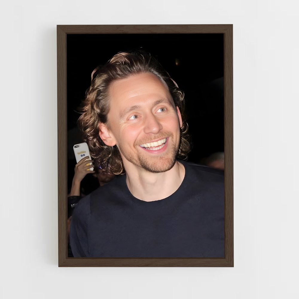 ap-tom hiddleston-6 cadre Bois foncé