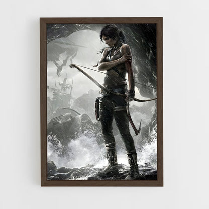 ap-tomb raider-5 cadre Bois foncé