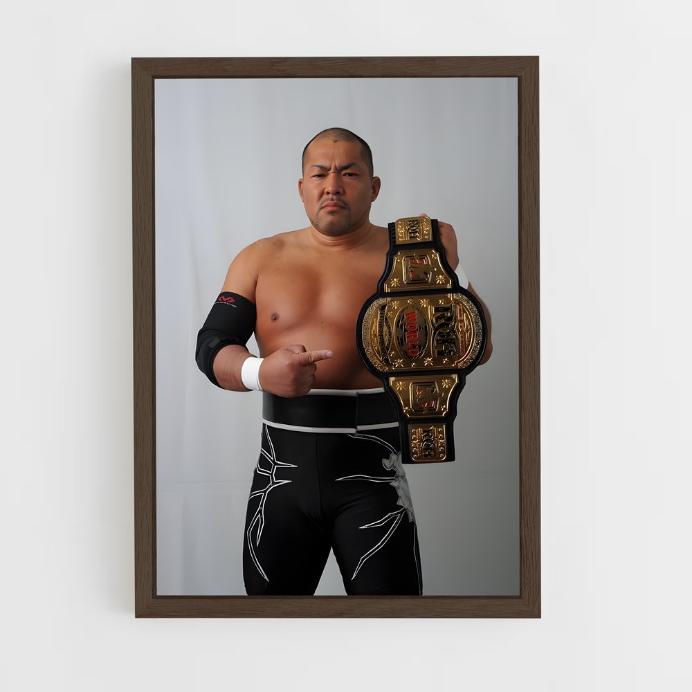 ap-tomohiro ishii-1 cadre Bois foncé