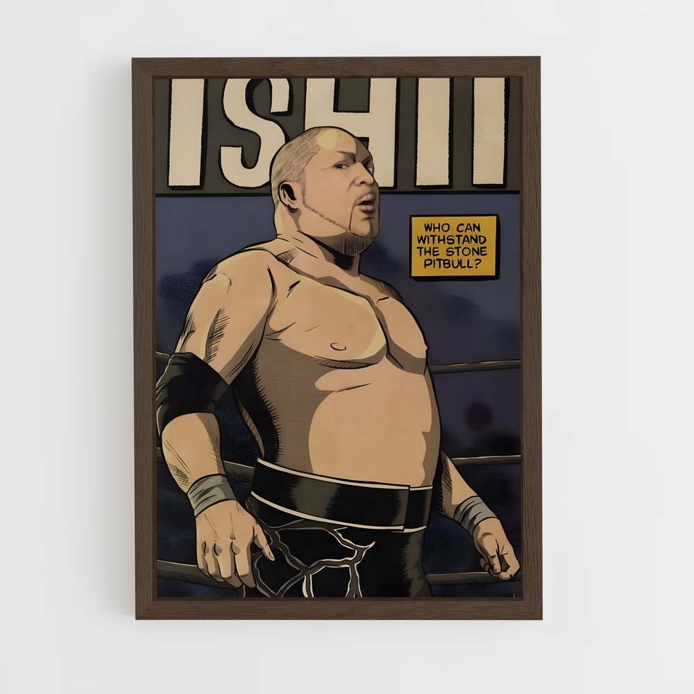 ap-tomohiro ishii-2 cadre Bois foncé