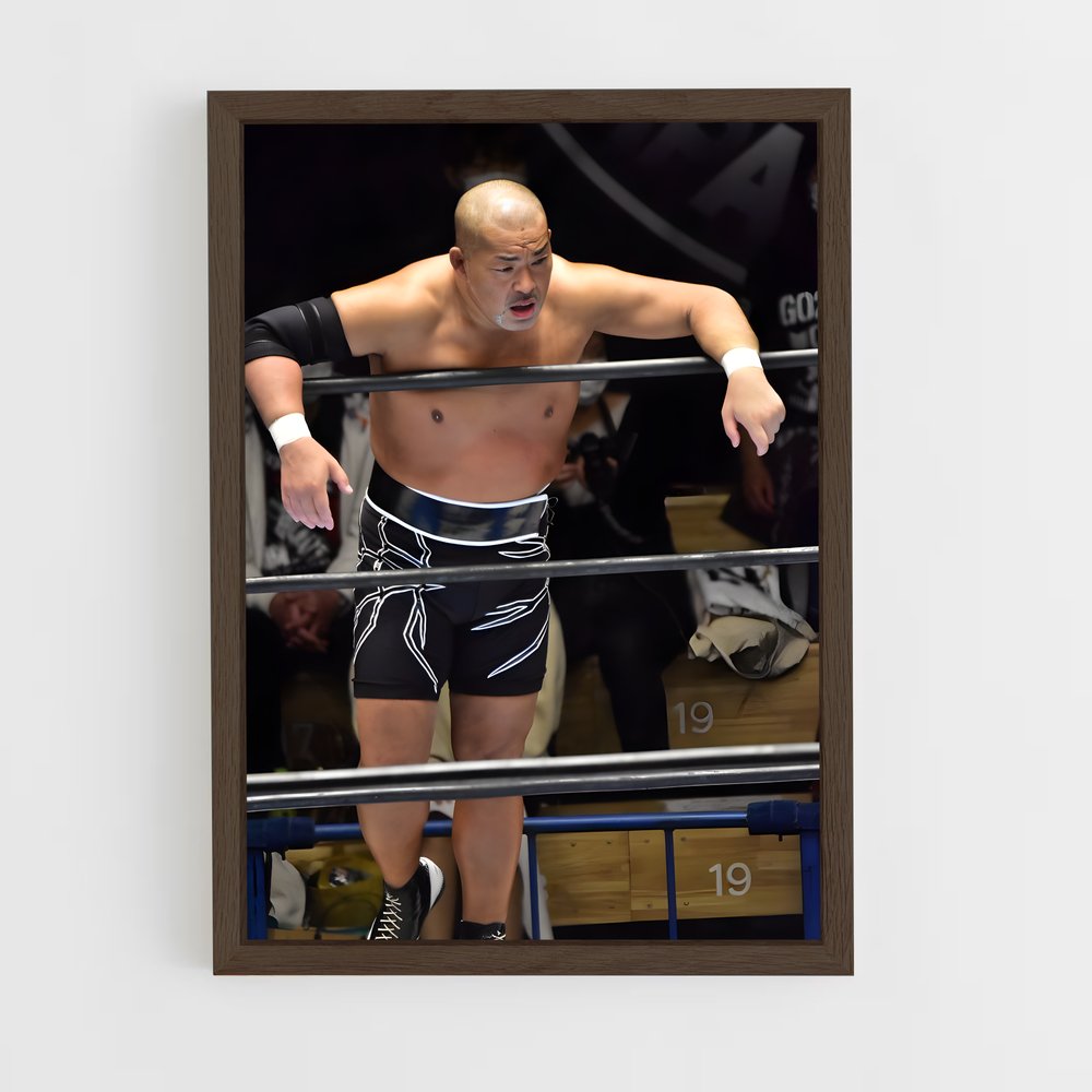 ap-tomohiro ishii-3 cadre Bois foncé