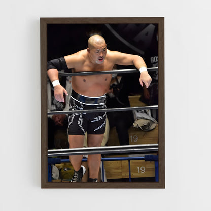 ap-tomohiro ishii-3 cadre Bois foncé