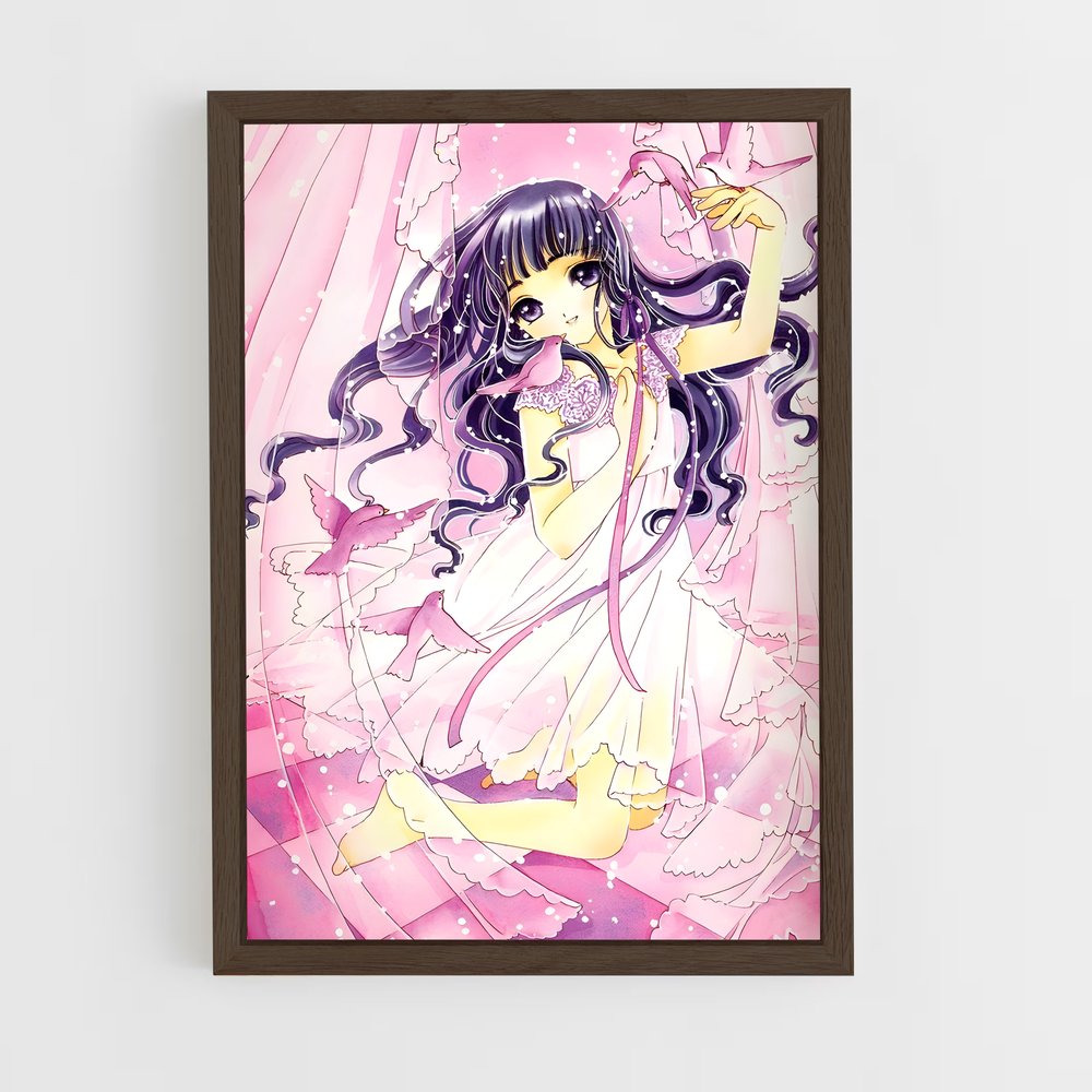 ap-tomoyo daidouji-1 cadre Bois foncé