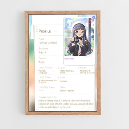 ap-tomoyo daidouji-8 cadre Bois clair