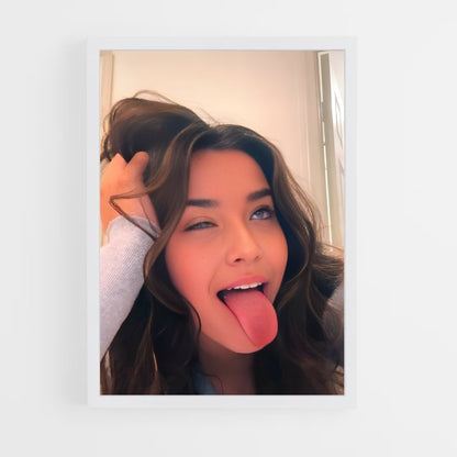 ap-tongue out-2 cadre Blanc