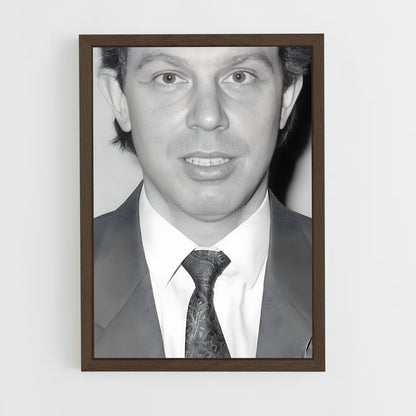 ap-tony blair-5 cadre Bois foncé