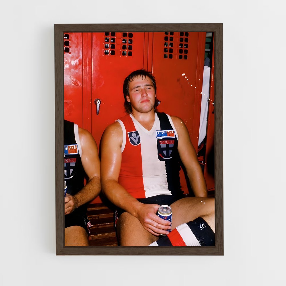 ap-tony lockett-1 cadre Bois foncé