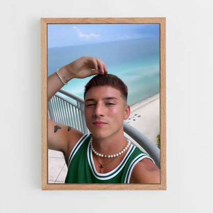 ap-tony lopez-19 cadre Bois clair