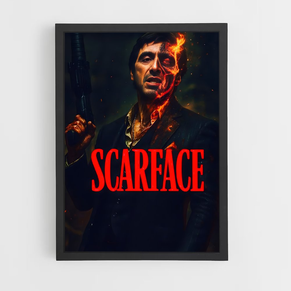 ap-tony montana-5 cadre Noir
