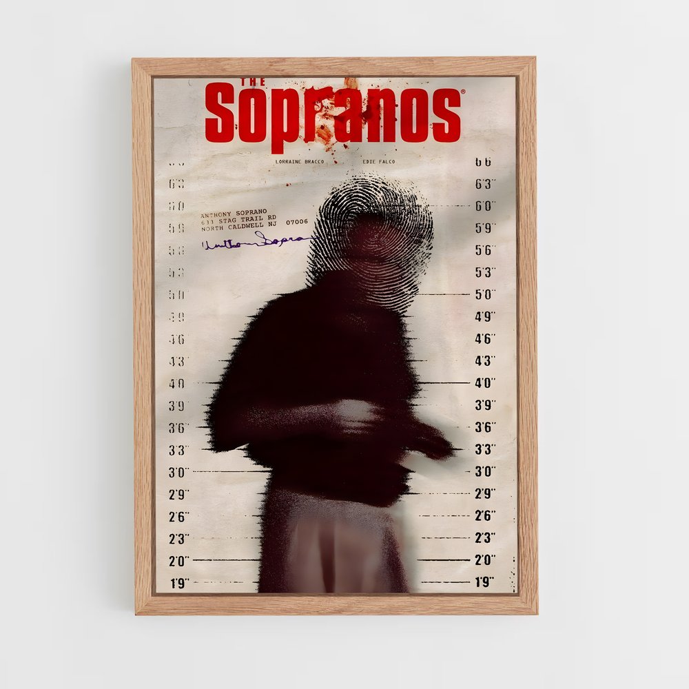 ap-tony soprano-5 cadre Bois clair
