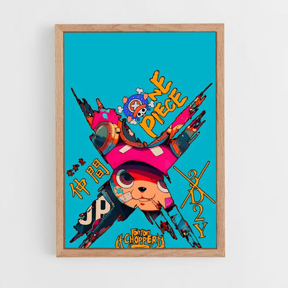 ap-tony tony chopper-4 cadre Bois clair