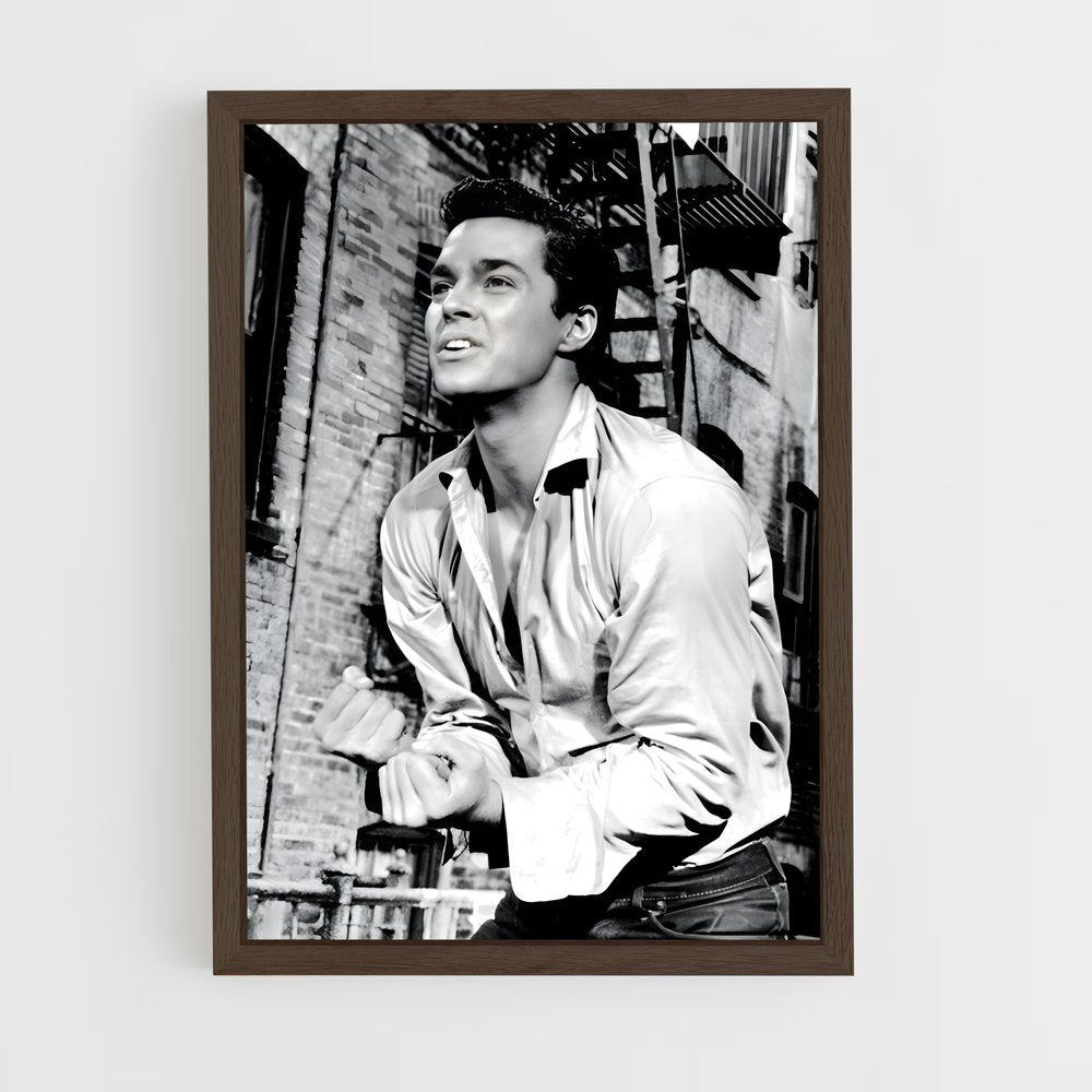 ap-tony west side story-1 cadre Bois foncé