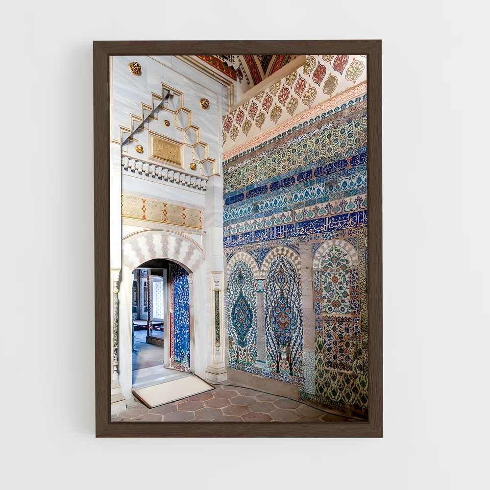 ap-topkapi palace-12 cadre Bois foncé