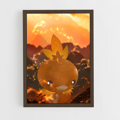 ap-torchic-1 cadre Bois foncé