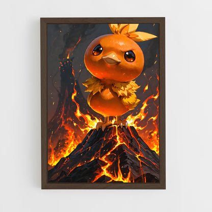 ap-torchic-2 cadre Bois foncé