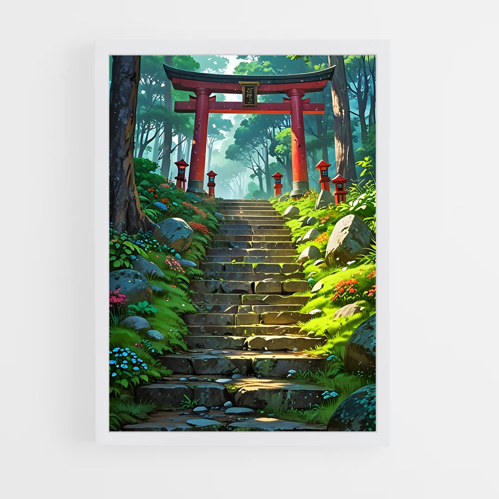 ap-torii gate-9 cadre Blanc