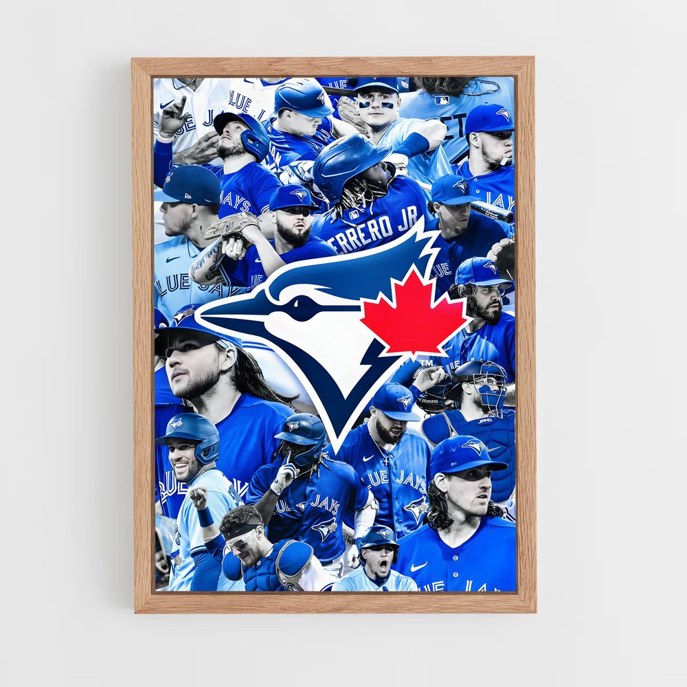 ap-toronto blue jays-1 cadre Bois clair