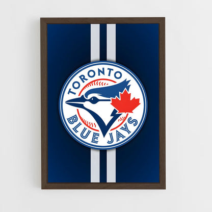 ap-toronto blue jays-3 cadre Bois foncé