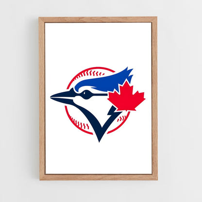 ap-toronto blue jays-4 cadre Bois clair