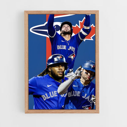 ap-toronto blue jays-5 cadre Bois clair