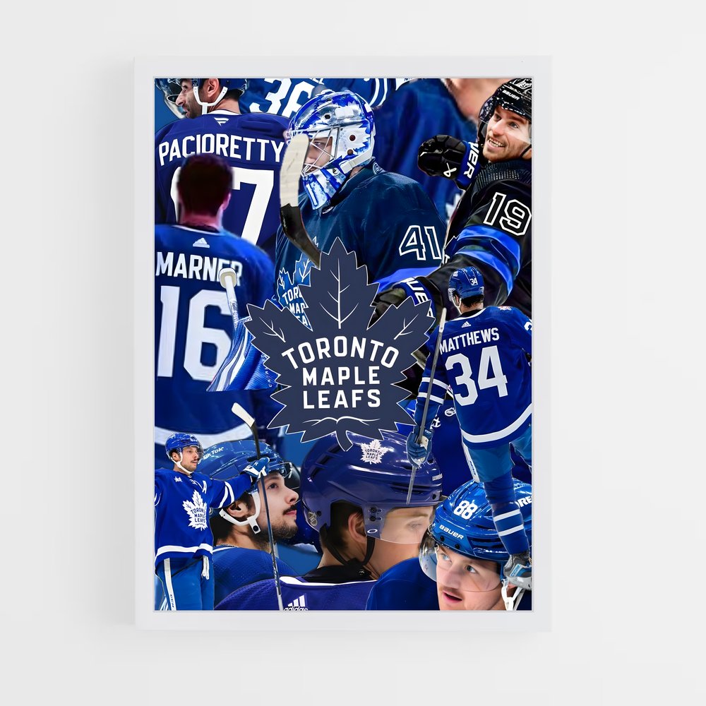 ap-toronto maple leafs-5 cadre Blanc