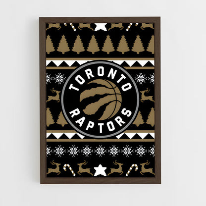 ap-toronto raptors-7 cadre Bois foncé