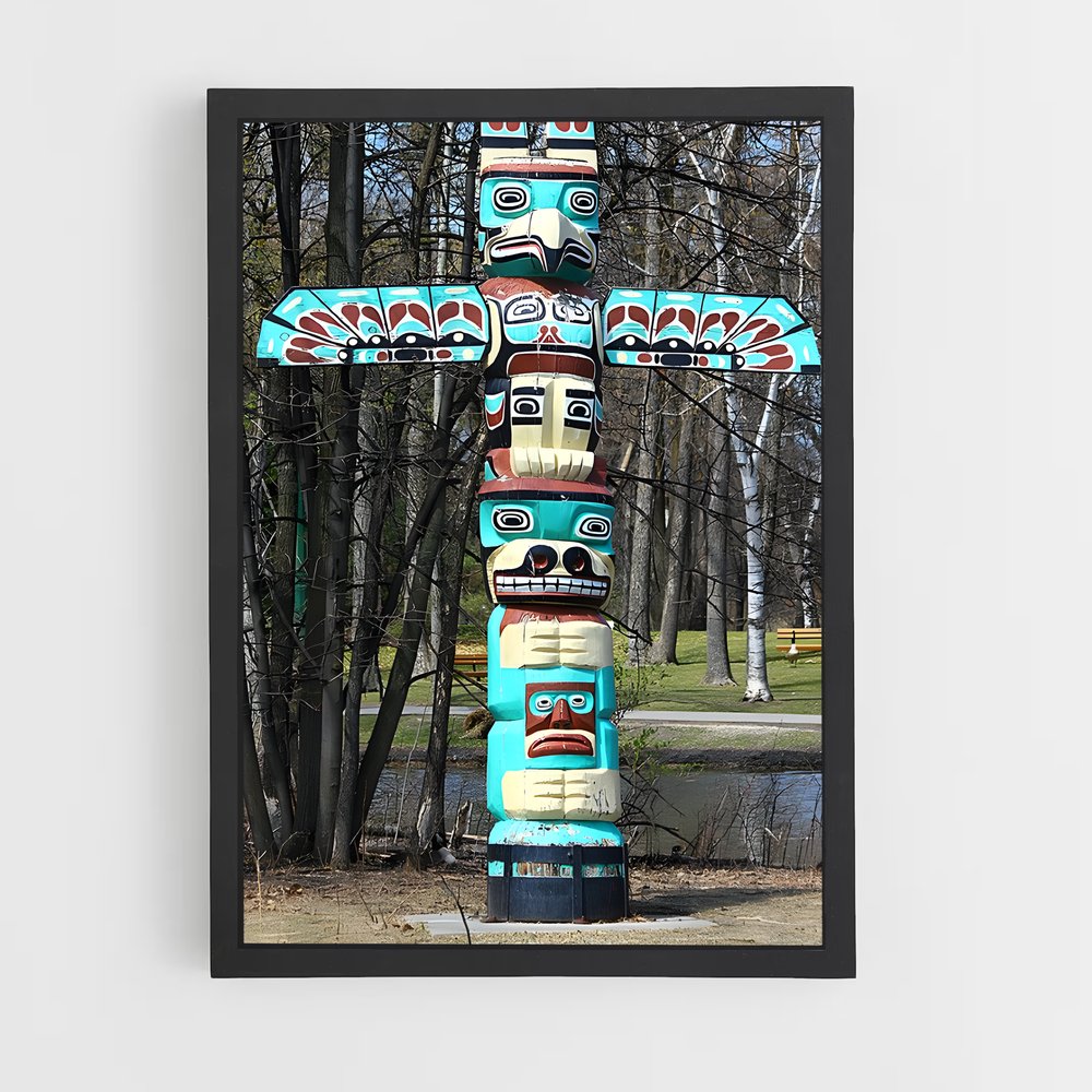 ap-totem poles-4 cadre Noir