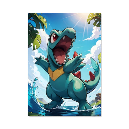 Poster Sourire de Totodile
