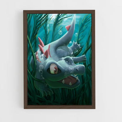 ap-totodile-6 cadre Bois foncé