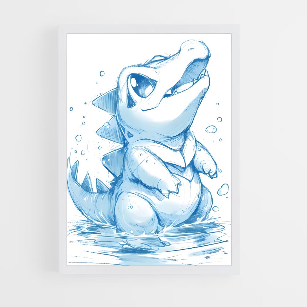 ap-totodile-7 cadre Blanc