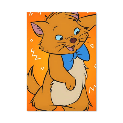 Poster Chat Élegant