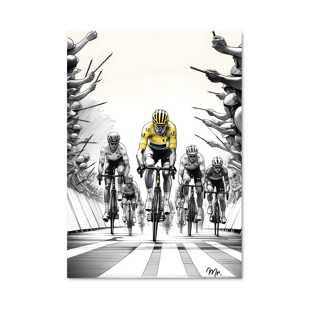 Poster En Route pour le Maillot Jaune