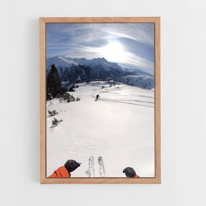 ap-tour de ski-7 cadre Bois clair