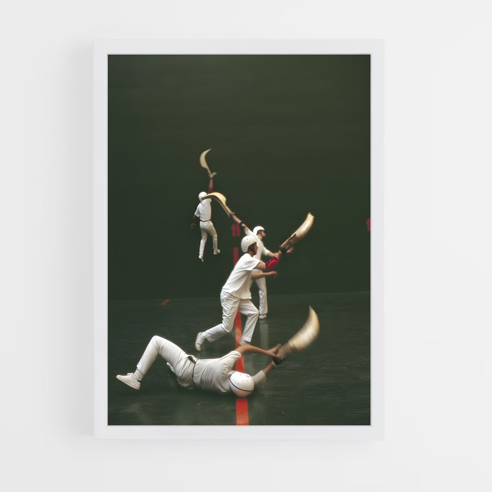 ap-traditional basque pelota-4 cadre Blanc